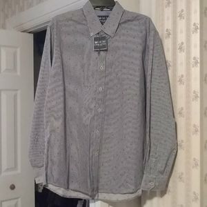 Charleston threads large dress shirt nautical flag